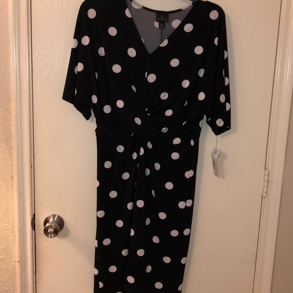 Beautiful black and white dress